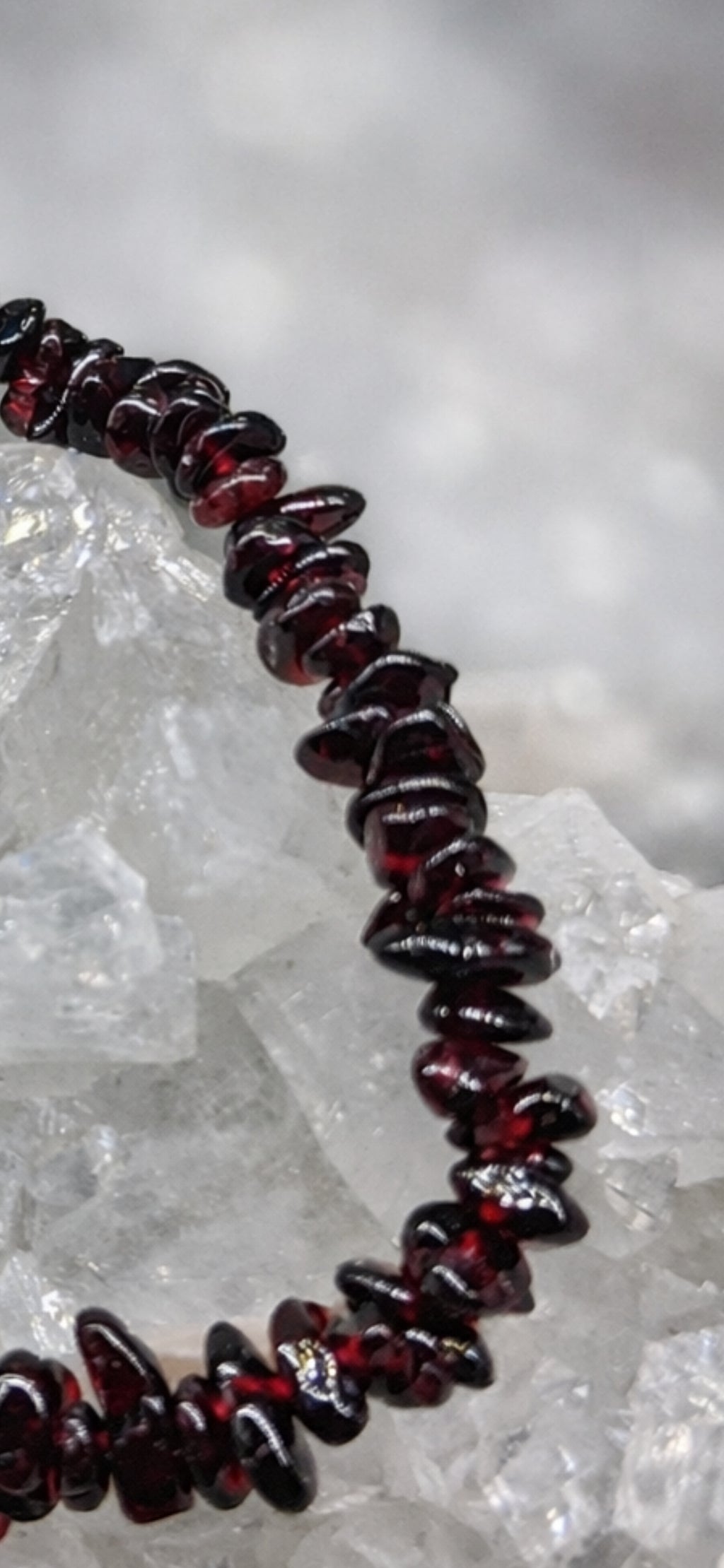 Garnet Chip Bracelet – Passion, Strength & Positive Attraction