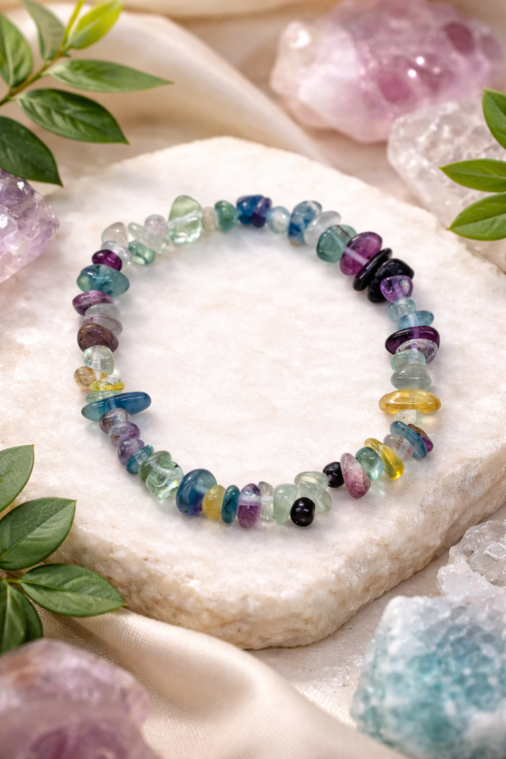 Fluorite Chip Bracelet – Clear Negative Thought Patterns