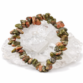 Unakite Chip Bracelet – Balance Mind, Body & Heart