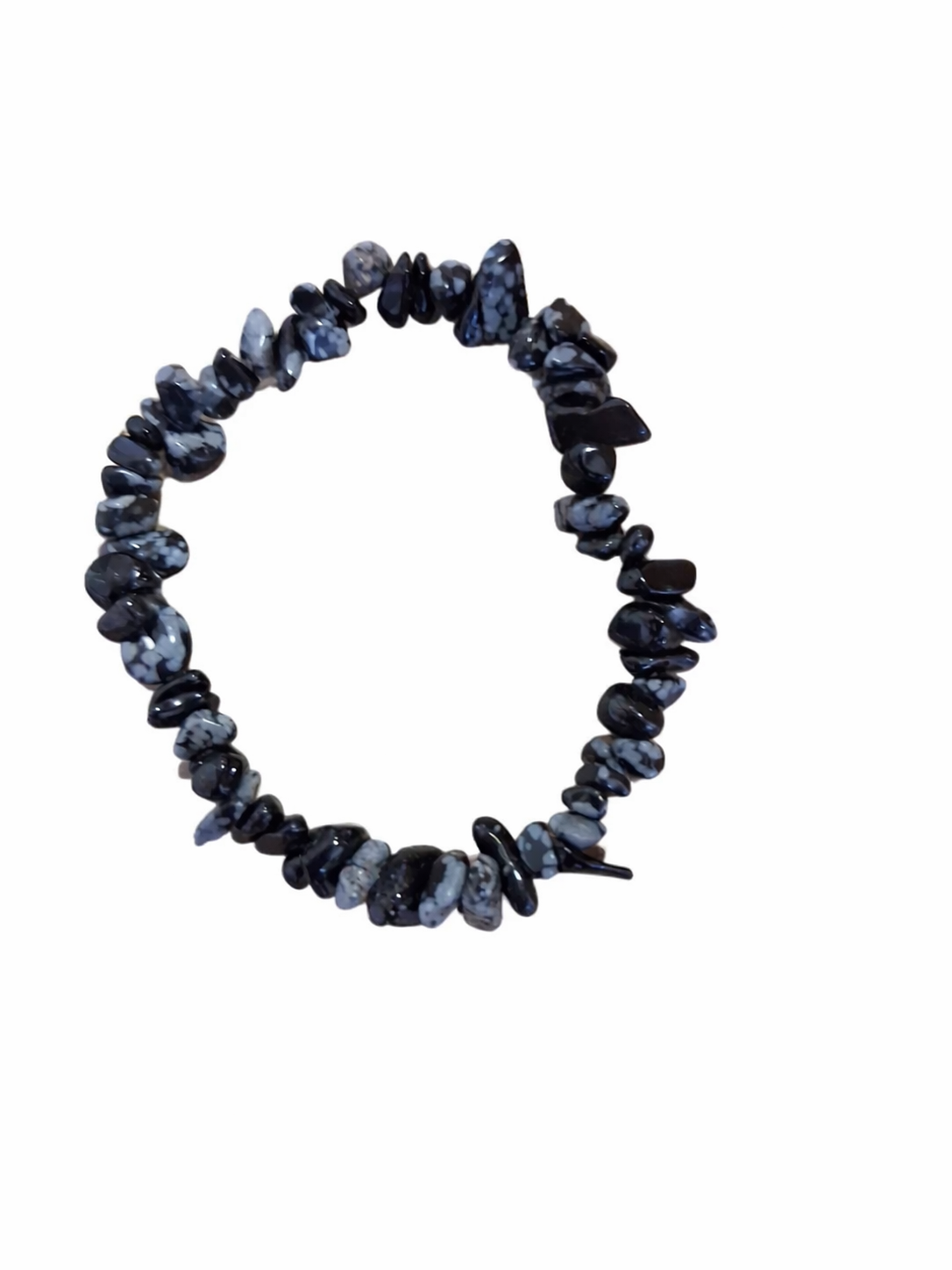 Snowflake Obsidian Bracelet – Let Go of Loneliness & Find Strength