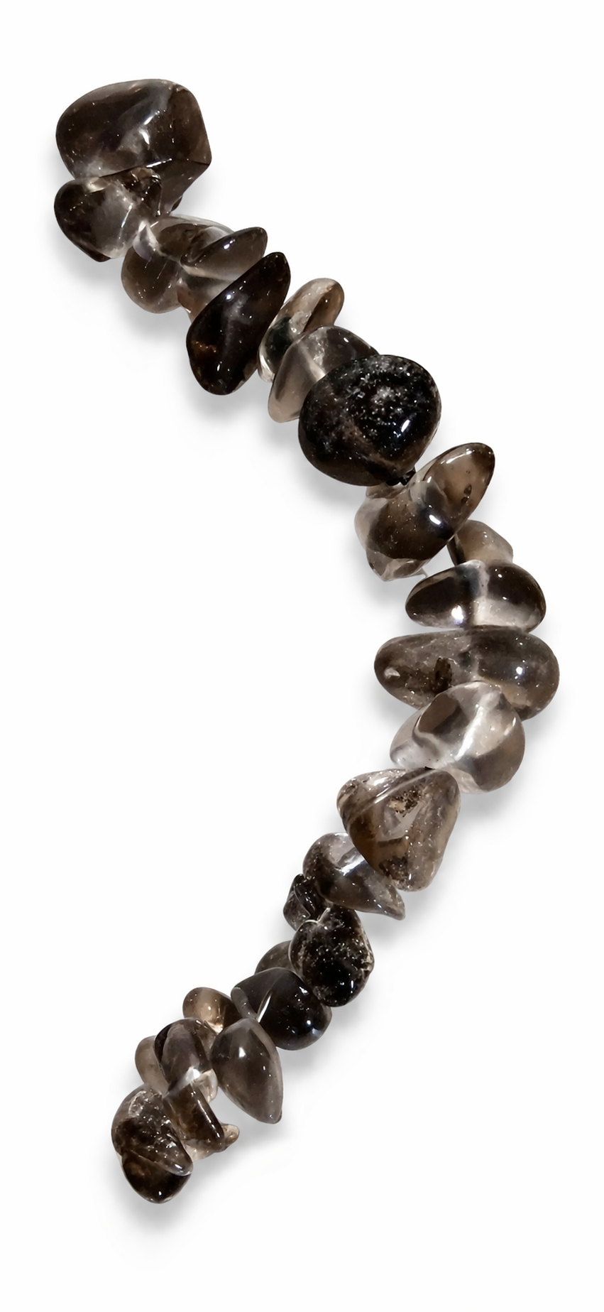 Smoky Quartz Chip Bracelet – Grounding, Protection & Emotional Balance
