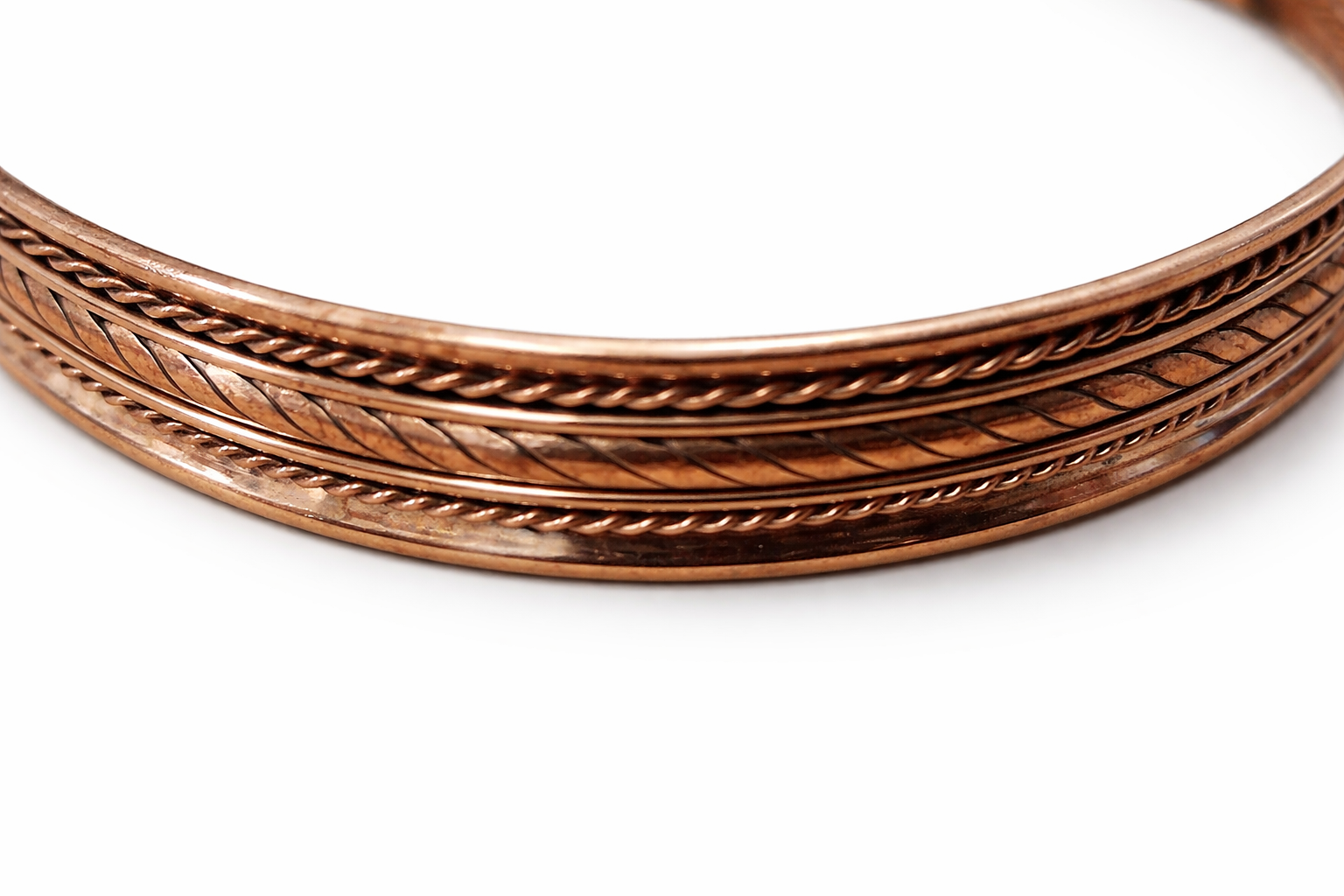 Copper Magnetic Bracelet – Classic Adjustable Bangle Fits Most Sizes