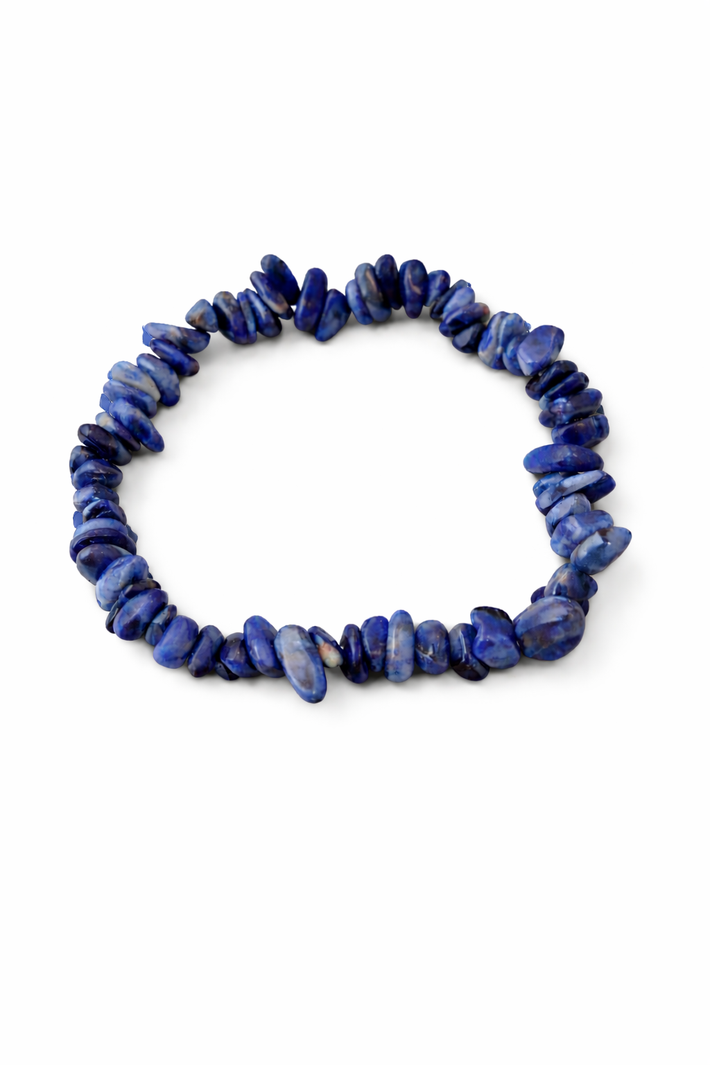 Sodalite Chip Bracelet – Speak Your Truth & Inner Strength