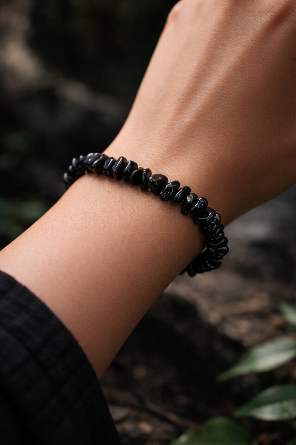Obsidian Chip Bracelet – Strong Protection Shield