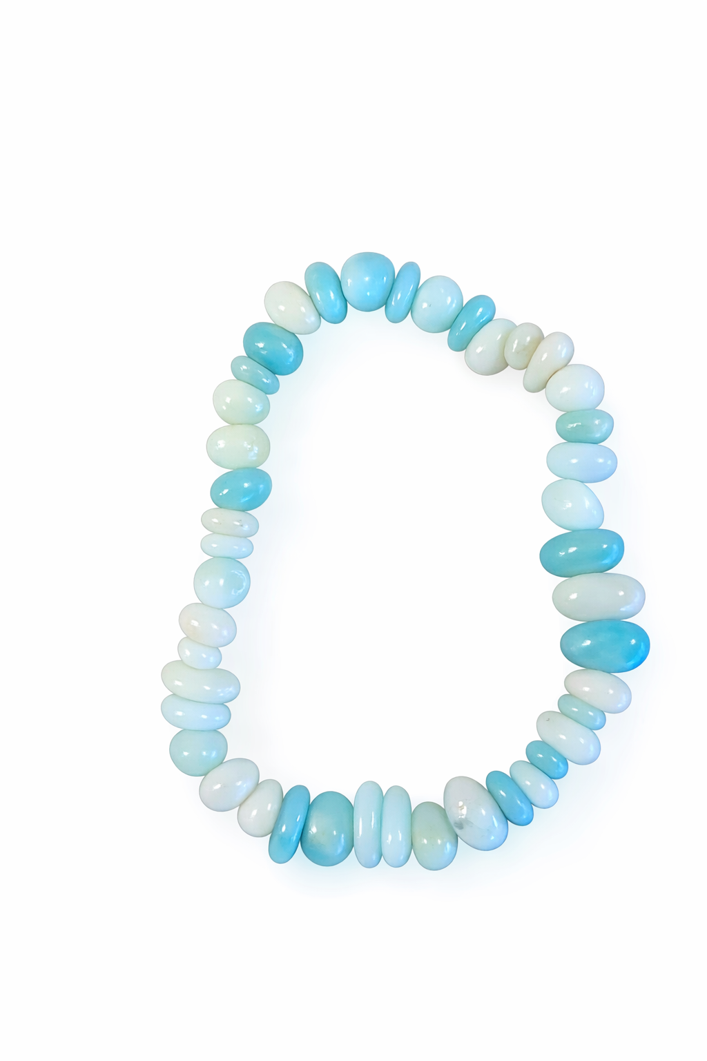 Amazonite Crystal Gift Set – Bracelet, Selenite & Affirmation Keyring