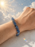 Blue Kyanite Chip Bracelet – Celestial Alignment & Clear Energy