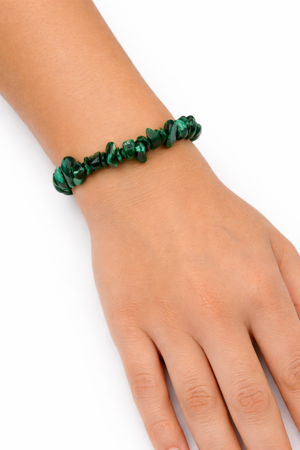 Malachite Chip Bracelet – , Transformation & Protection