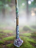 Handmade Crystal Wand – Amethyst, Aventurine & Clear Quartz ✨