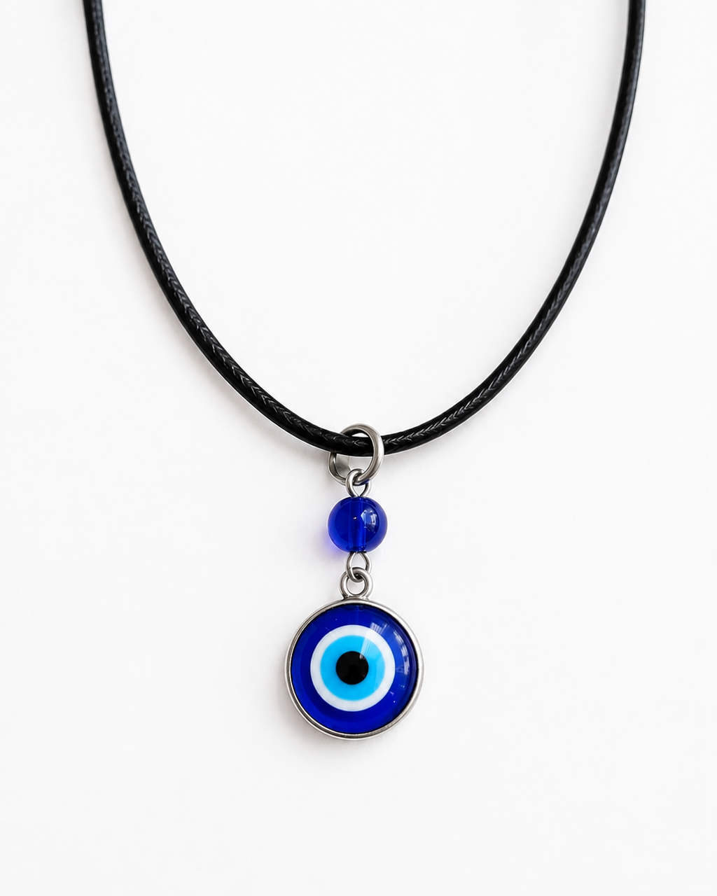 Dainty Evil Eye Pendant Necklace – Minimal Protection Charm