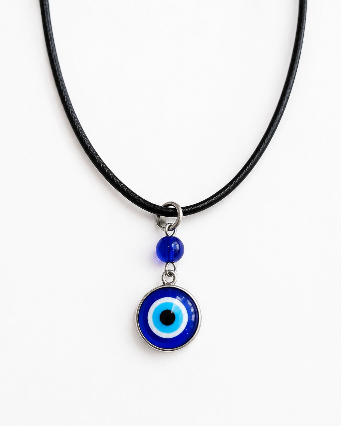 Dainty Evil Eye Pendant Necklace – Minimal Protection Charm