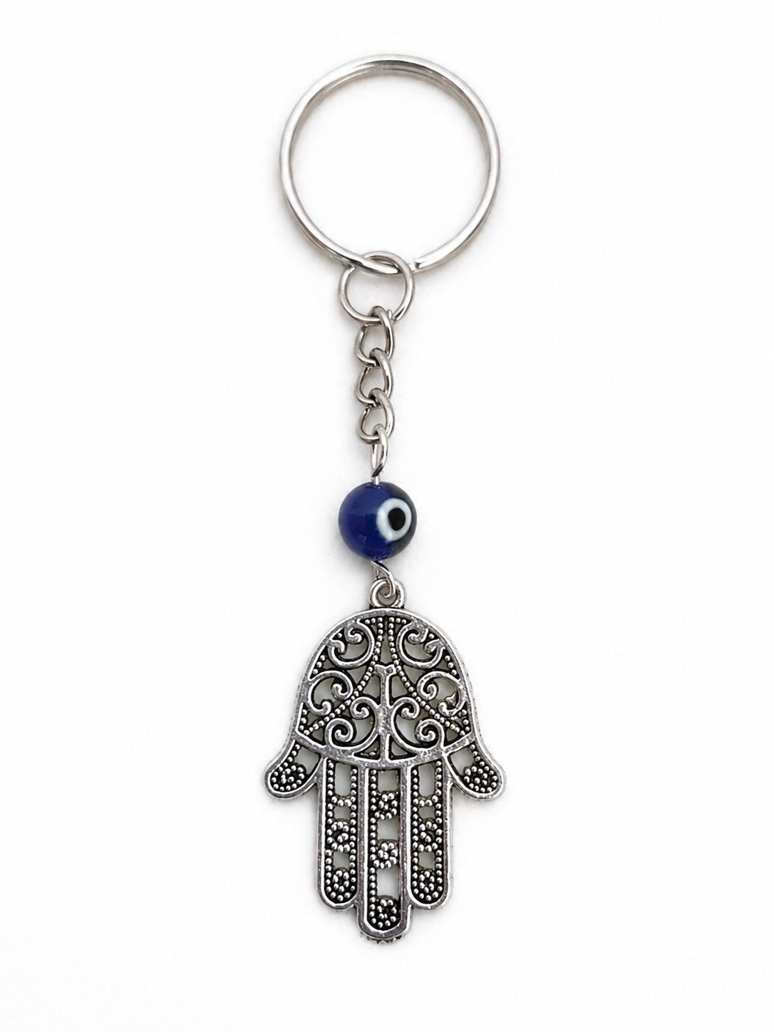 ✨ Evil Eye Protection Hamsa Hand Keyring Bag Charm ✨